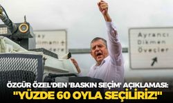 Özgür Özel'den 'baskın seçim' açıklaması: "Yüzde 60 oyla seçiliriz!"