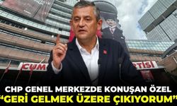 SON DAKİKA CHP Genel Merkezi'nde konuşan Özel: "Geri gelmek üzere çıkıyorum!"