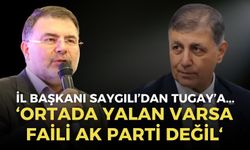 İl Başkanı Saygılı’dan Tugay’a rakamlı meydan okuma: Ortada yalan varsa faili AK Parti değil