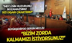 Büyükşehir’de gergin meclis! Başkan Tugay: Bizim zorda kalmamızı istiyorsunuz!