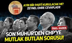 SON DAKİKA Son Mühür'den CHP'ye mutlak butlan sorusu! Yeni bir parti kurulacak mı? Zeynel Emre cevapladı!