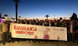 İzmir’de Sumud Filosu protestosu: İsrail’in saldırısına Konak Meydanı’nda tepki