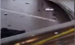 Afyonkarahisar’da feci kaza: Bariyere çarpan otomobil alev aldı, 1 ölü