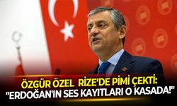 Özgür Özel  Rize’de pimi çekti: "Erdoğan'ın ses kayıtları o kasada!"