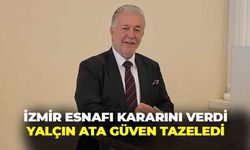 İzmir esnafı kararını verdi, Yalçın Ata güven tazeledi!