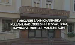 PARKLARIN BAKIM ONARIMINDA KULLANILMAK ÜZERE SIHHİ TESİSAT, BOYA, KAYNAK VE MUHTELİF MALZEME ALIMI