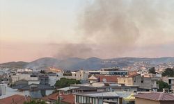 Seferihisar’da korkutan yangın! Alevler yerleşim yerlerine kadar yaklaştı