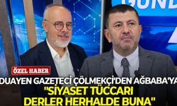 Duayen gazeteci Çölmekçi'den Ağbaba'ya: "Siyaset tüccarı derler herhalde buna"