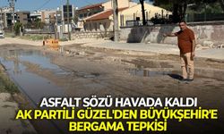 Asfalt sözü havada kaldı: AK Partili Güzel'den Büyükşehir'e Bergama tepkisi