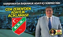 Karşıyaka’da başkanlık adayı içi sürpriz isim: Cem Zeren’den adaylık açıklaması!