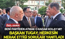 Başkan Tugay, herkesin merak ettiği soruları yanıtladı: Beni partiden atmak o kadar kolay mı?
