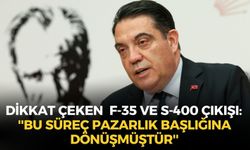 CHP'li Bağcıoğlu'ndan F-35 ve S-400 çıkışı: ''Bu süreç pazarlık başlığına dönüşmüştür''