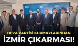 DEVA Partisi Kurmaylarından İzmir çıkarması! Hem sahayı dinlediler hem de rozet taktılar