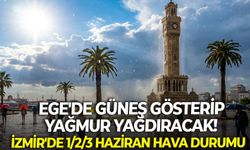 Ege'de güneş gösterip yağmur yağdıracak! İzmir'de 1/2/3 Haziran hava durumu