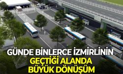 Günde binlerce İzmirlinin geçtiği alanda büyük dönüşüm! Sona geliniyor...
