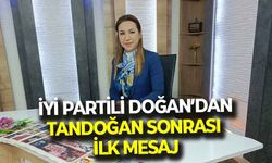 İYİ Partili Doğan'dan, Tandoğan değerlendirmesi: “Cesaret yükseldi, milletin sesi duyuldu”