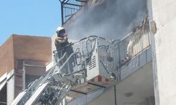 İzmir Karabağlar'da 7 katlı binada yangın! 6 kişi dumandan etkilendi