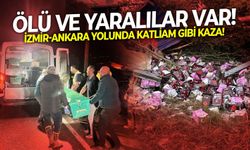 İzmir-Ankara yolunda katliam gibi kaza! Ölü ve yaralılar var!