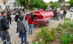 İzmir’de Küçükkale köylüleri yangın savaşçısı oldu