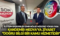 İletişim Başkanlığı İzmir Bölge Müdürü Yüksel’den Kandemir Medya’ya ziyaret: “Doğru bilgi bir kamu hizmetidir”