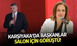 Karşıyaka’da başkanlar salon için görüştü!