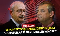Usta gazeteci Çölmekçi'den CHP çıkışı: "Sulh olurlarsa nasıl mideleri alacak?"