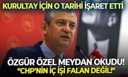 Özgür Özel meydan okudu! CHP'nin iç işi değil! Kurultay için o tarihi işaret etti