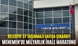 Menemen'de milyarlık ihale maratonu: Belediye 37 taşınmazı satışa çıkardı!