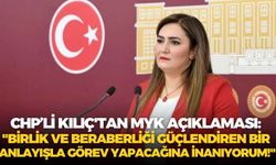 Sevda Erdan Kılıç'tan MYK açıklaması: "Birlik ve beraberliği güçlendiren bir anlayışla görev yapacağına inanıyorum!"