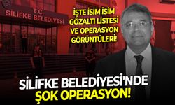 Silifke Belediyesi'nde şok operasyon! İşte isim isim gözaltı listesi ve operasyon görüntüleri!
