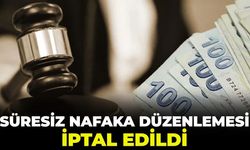 SON DAKİKA AYM kararıyla 'süresiz nafaka' düzenlemesi iptal edildi!