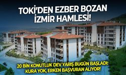 TOKİ’den ezber bozan İzmir hamlesi! 20 bin konutluk dev yarış bugün başladı: Kura yok, erken başvuran alıyor!