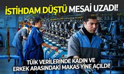 İstihdam düştü, mesai uzadı! TÜİK verilerinde kadın ve erkek arasındaki makas yine açıldı!