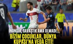 İnandık, savaştık ama olmadı... Bizim Çocuklar, Dünya Kupası'na veda etti!