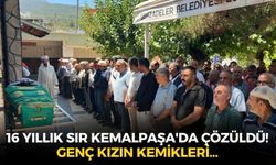 16 yıllık sır Kemalpaşa'da çözüldü! Genç kızın kemikleri eniştenin gösterdiği yerden çıktı!