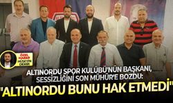Altınordu Spor Kulübü Başkanı, sessizliğini bozdu: “Altınordu bunu hak etmedi"