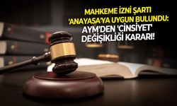 Mahkeme izni şartı 'Anayasa'ya uygun bulundu: AYM'den 'cinsiyet değişikliği kararı!