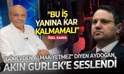 "Görevden almak yetmez" diyen Aydoğan, Akın Gürlek'e seslendi: "Bu iş yanına kar kalmamalı"