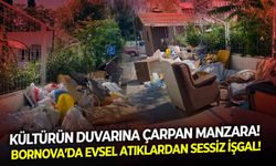 Kültürün duvarına çarpan manzara! Bornova’da evsel atıklardan sessiz işgal!