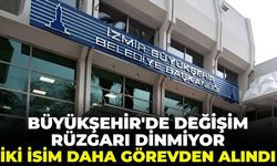 Büyükşehir’de değişim rüzgarı dinmiyor!  İki isim daha görevden alındı!