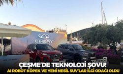 Çeşme’de teknoloji şovu! AI robot köpek ve yeni nesil SUV’lar ilgi odağı oldu