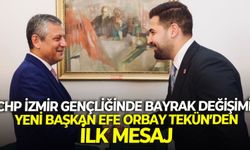 CHP İzmir Gençliğinde Bayrak Değişimi! Yeni Başkan Efe Orbay Tekün’den ilk mesaj