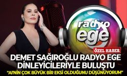Demet Sağıroğlu Radyo Ege dinleyicileriyle buluştu: "AI'nin çok büyük bir eksi olduğunu düşünüyorum"