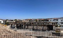 Dikili'nin yeni itfaiye istasyonu yükseliyor! İşte projede son durum