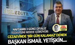 Haftanın 3 günü diyaliz tedavisi nerde görüyor: Cezaevinde 'bir gün kalamaz' denen başkan İsmail Yetişkin....