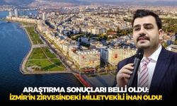 Araştırma sonuçları belli oldu: İzmir'in zirvesindeki milletvekili İnan oldu!