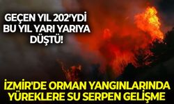 Geçen yıl 202’ydi, bu yıl yarı yarıya düştü: İzmir'de orman yangınlarında yüreklere su serpen gelişme