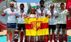 Göztepe'nin triatlon takımı kürsüye damga vurdu