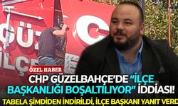 CHP Güzelbahçe’de “İlçe başkanlığı boşaltılıyor” iddiası! Tabela şimdiden indirildi, ilçe başkanı yanıt verdi