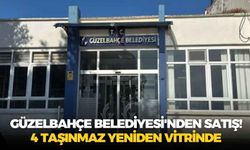 Güzelbahçe Belediyesi'nden satış! 4 taşınmaz yeniden vitrinde
